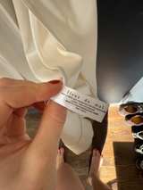 Fleur du Mal White Trench Coat Sz M - Image 5