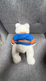 NHL New York Islanders White Plush Bear - Image 3