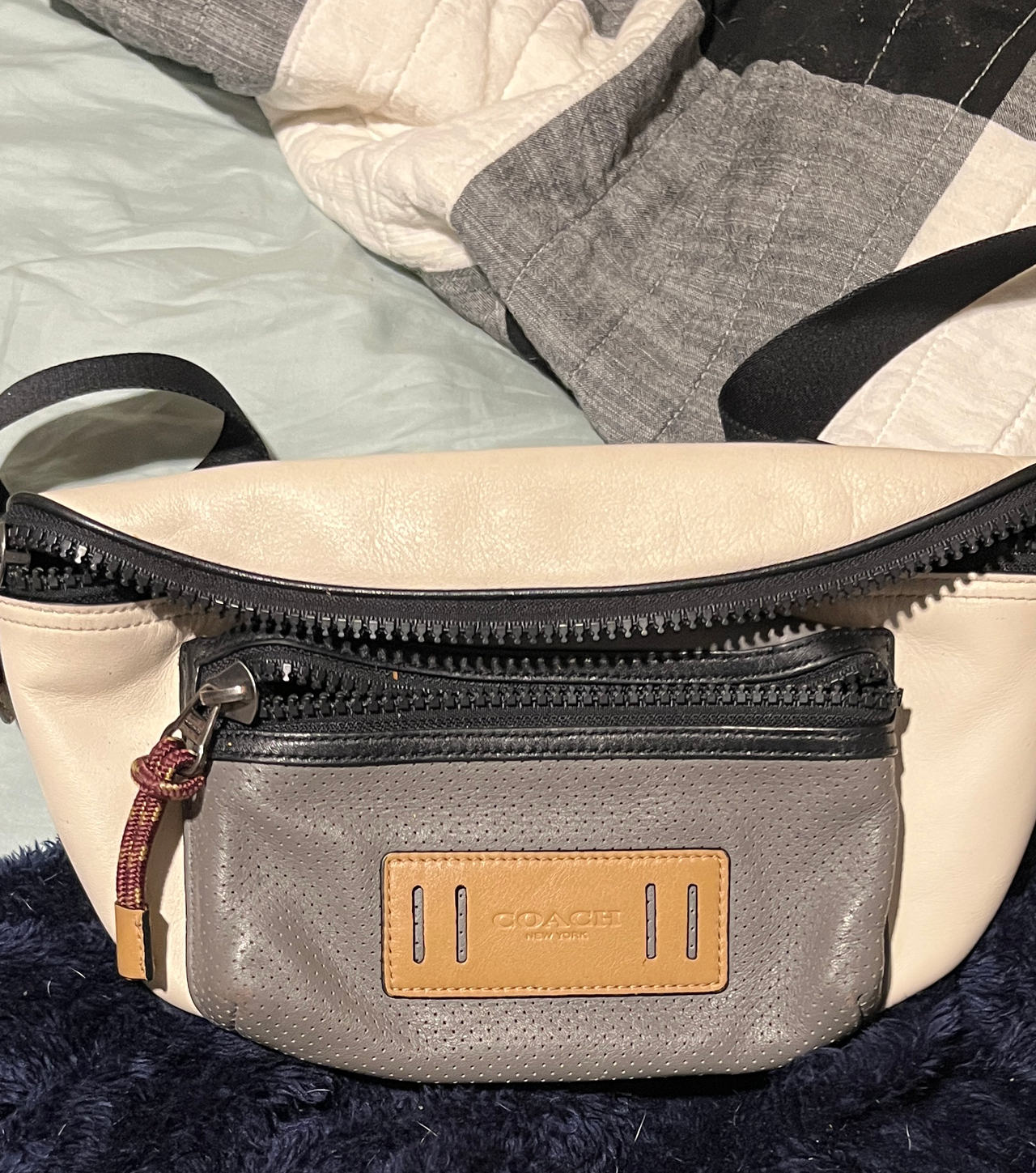 Coach Terrain Belt Bag in Colorblock Leather