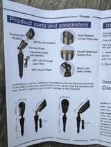 4 Brass Outdoor Landscape Spotlights - Heavy Duty, New in Box - Image 3