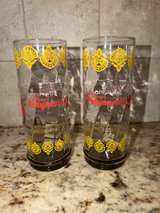 X2 lot Disney Polynesian Village Amber Tiki Glass cup set - Image 6