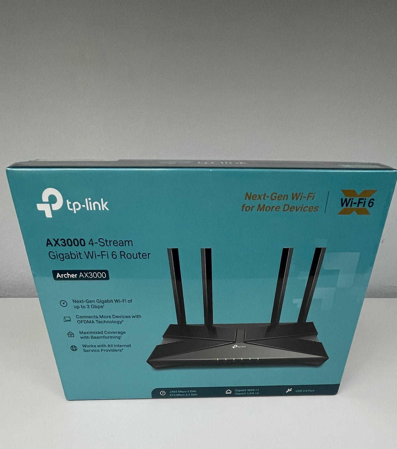 TP-Link Archer AX3000 4-Stream Gigabit Wi-Fi 6 Router