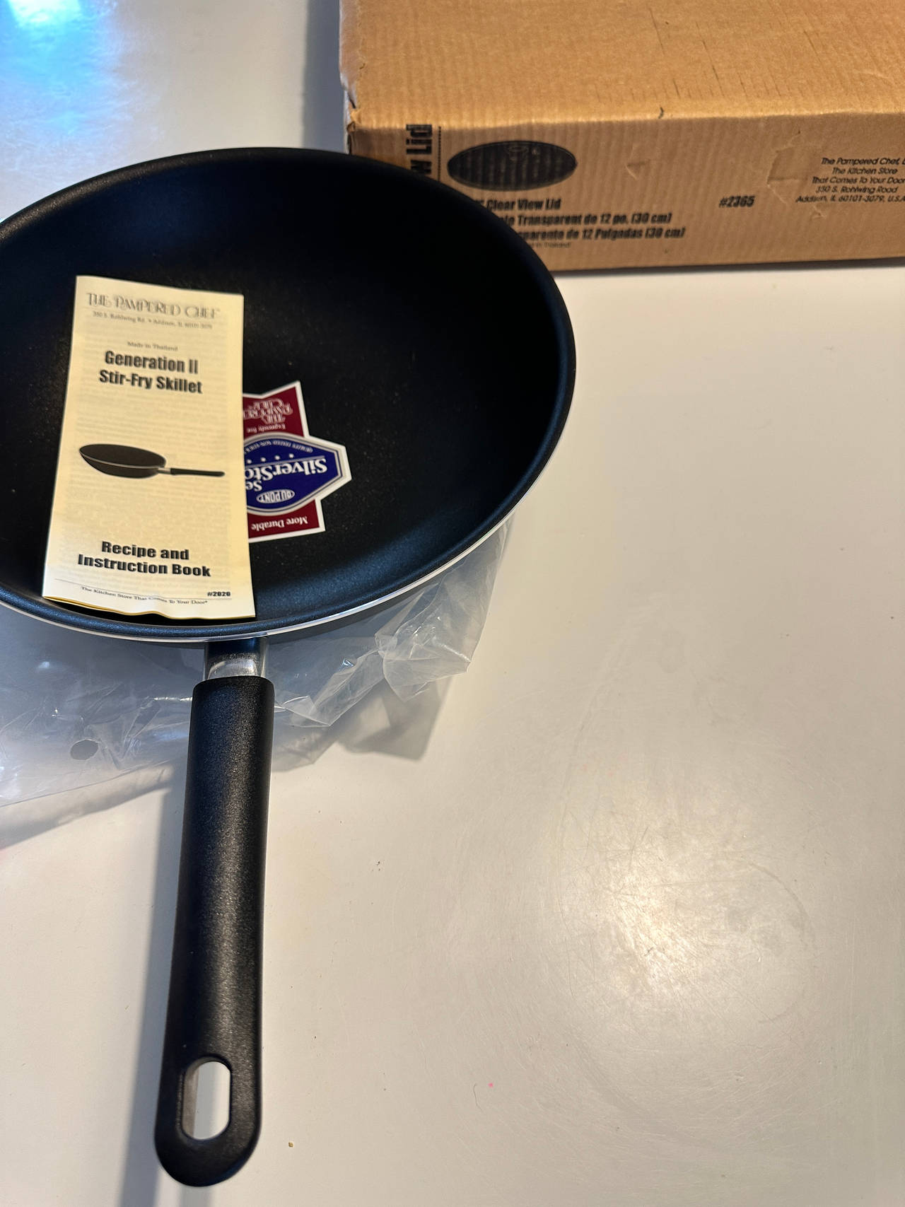 Pampered Chef Generation II Stir-Fry Skillet and Lid