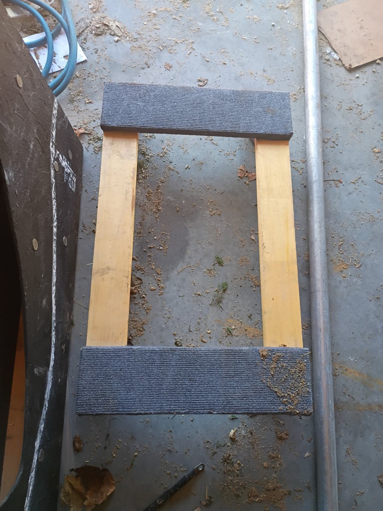 Carpeted Wood Furniture Dolly