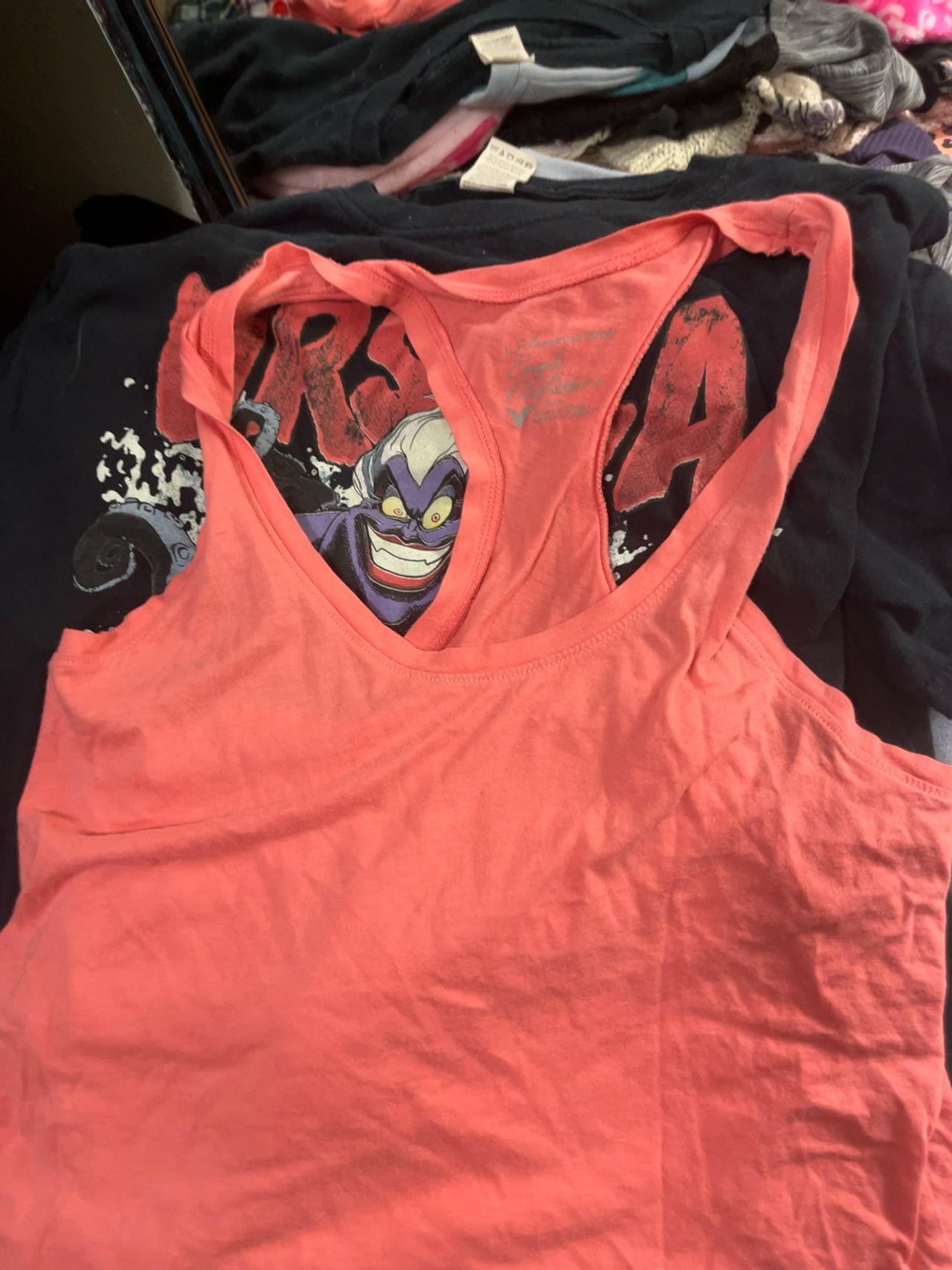 American Eagle Women's Peach Tank Top
