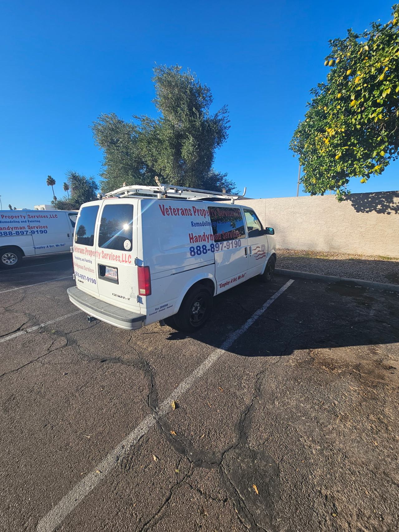 Chevy Work Van
Ladder rack shelving for painter handyman good tires need battery