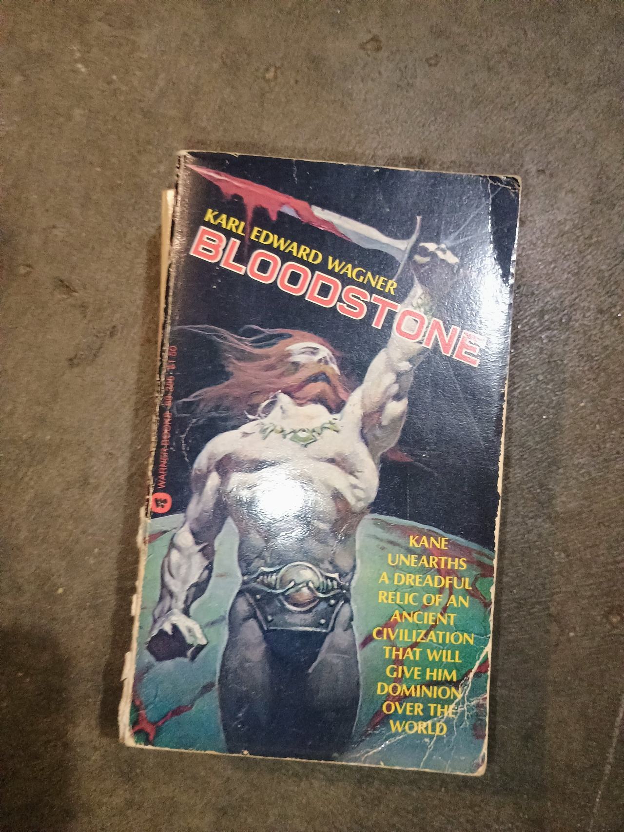 Bloodstone by Karl Edward Wagner (Warner Books Paperback)