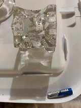Vintage Star Shaped Clear Glass Candle Holder - Image 2
