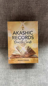Akashic Records Oracle Cards by Amanda Romania NEW, sealed - Image 1