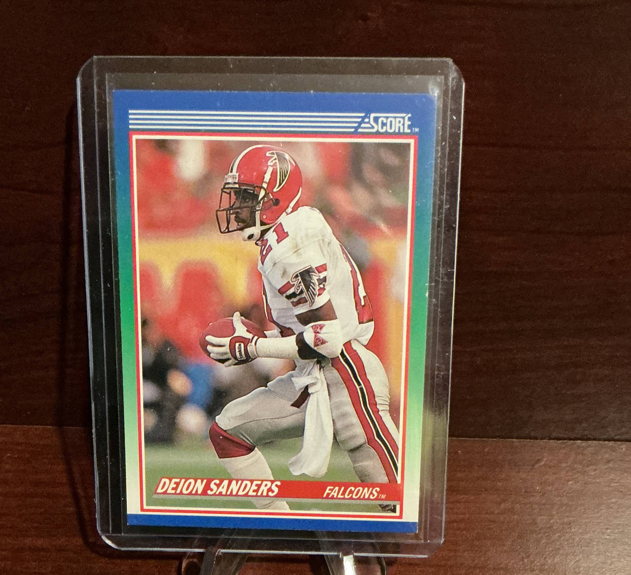 1989 Score Deion Sanders #486 Rookie Card