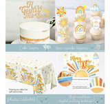 Here Comes the Son Baby Shower Decorations for Boy, Boho Sun Baby Shower Party - Image 5