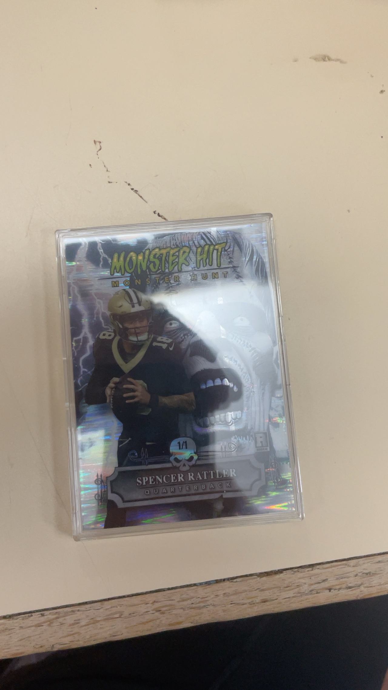 Panini Spencer Rattler 2024 Wild Card Haunted Hits Rookie Card