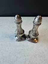 Vintage Sterling Silver Salt and Pepper Shakers - Image 2