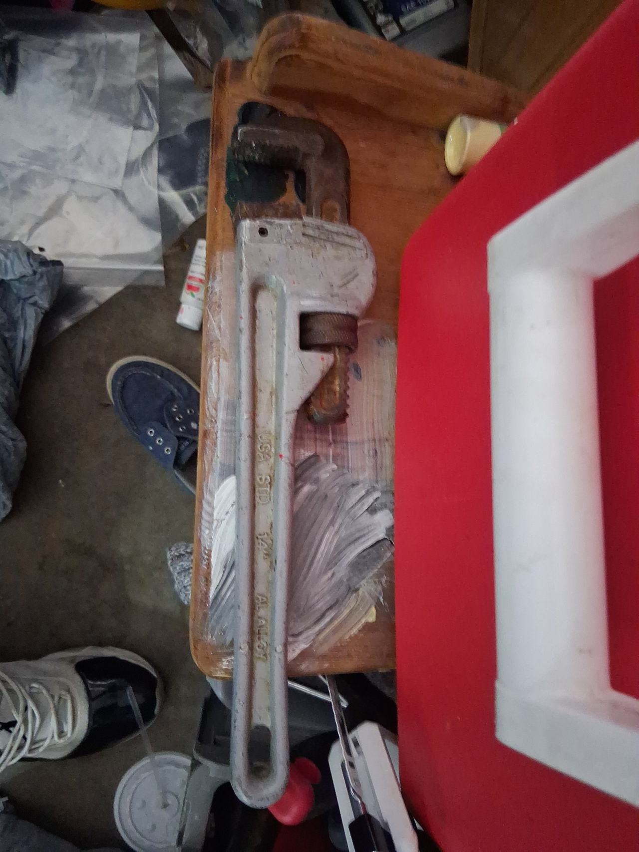 Ridgid 14" Aluminum Straight Pipe Wrench
