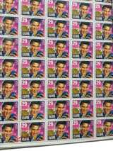 Framed 1993 Elvis Presley 29-Cent Stamp Sheet - Image 2