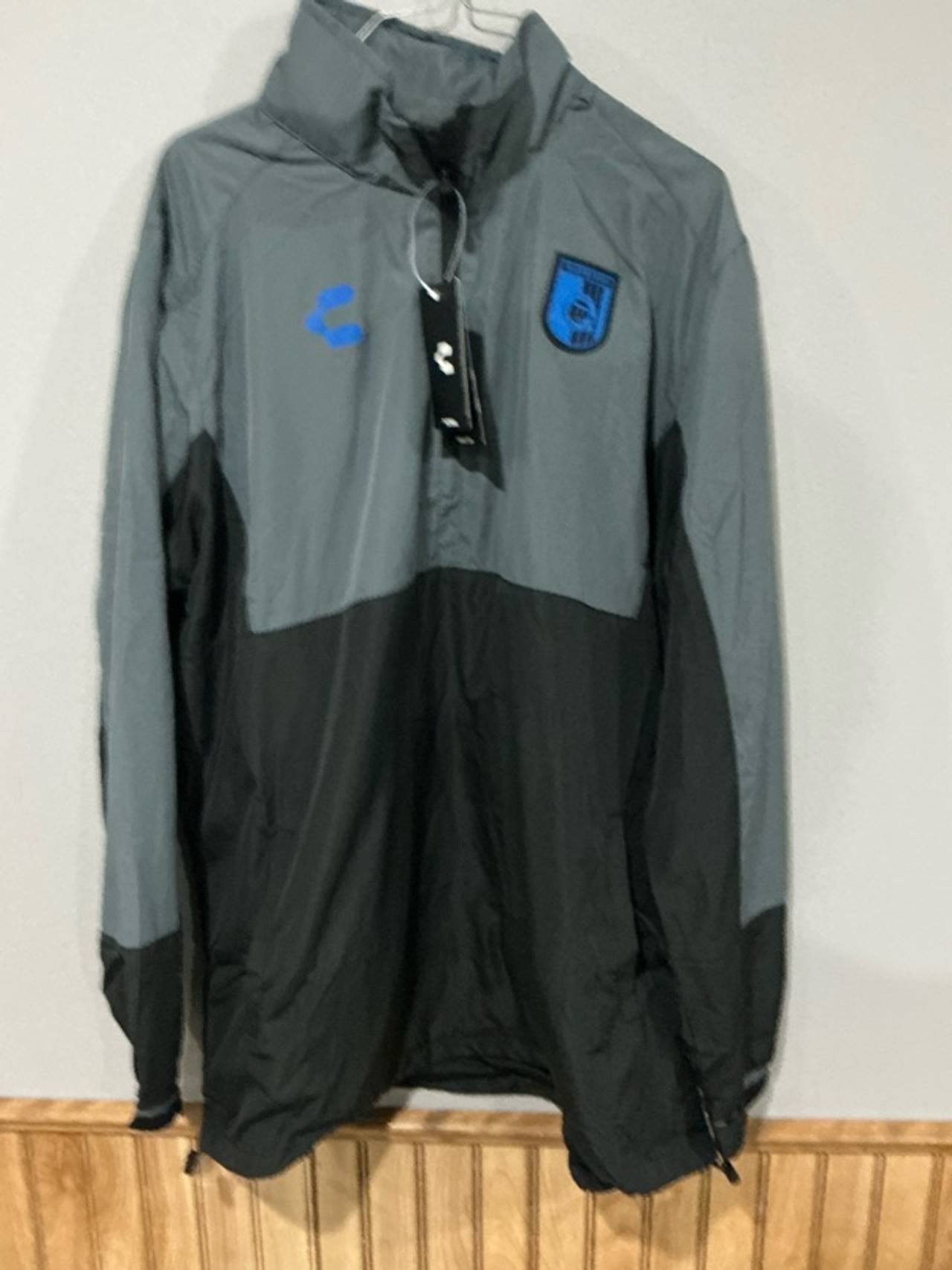 Charly Queretaro FC Outdoor Quarter-Zip Jacket - Black Mens Medium