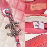 Chanel Deauville Pink and Cream Ombré Tote - Image 4