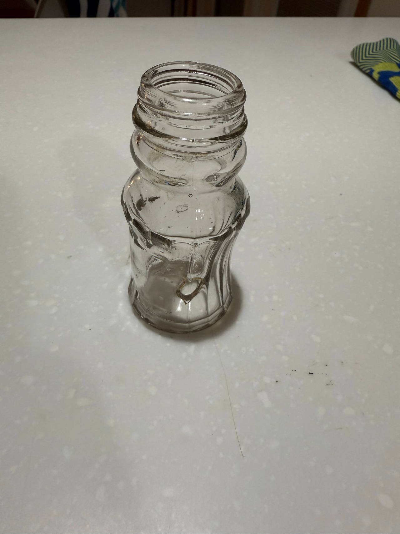 Vintage Glass Honey Bear Jar