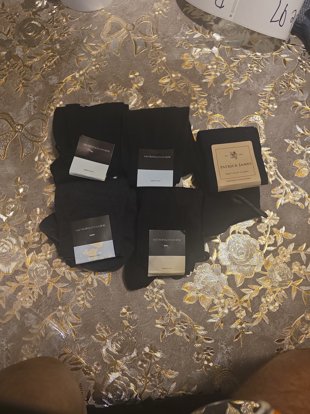 5pr Metropolitan View Men's Dress Socks Bundle98