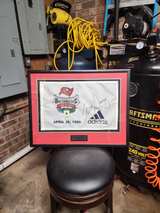 Tony Dungy Signed 1999 Tampa Bay Buccaneers Golf Classic Pin Flag - Image 2