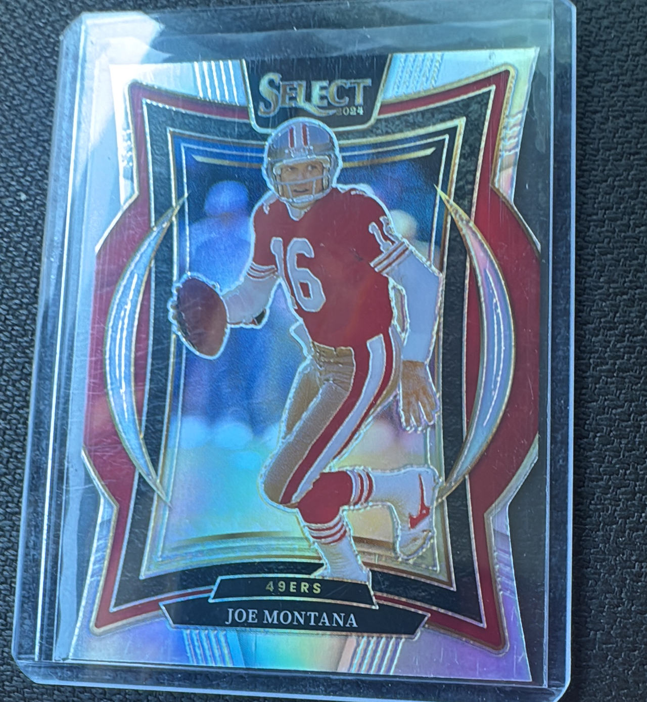 2021 Panini Select Joe Montana Red Die-Cut #141