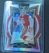 2021 Panini Select Joe Montana Red Die-Cut #141 - Image 1