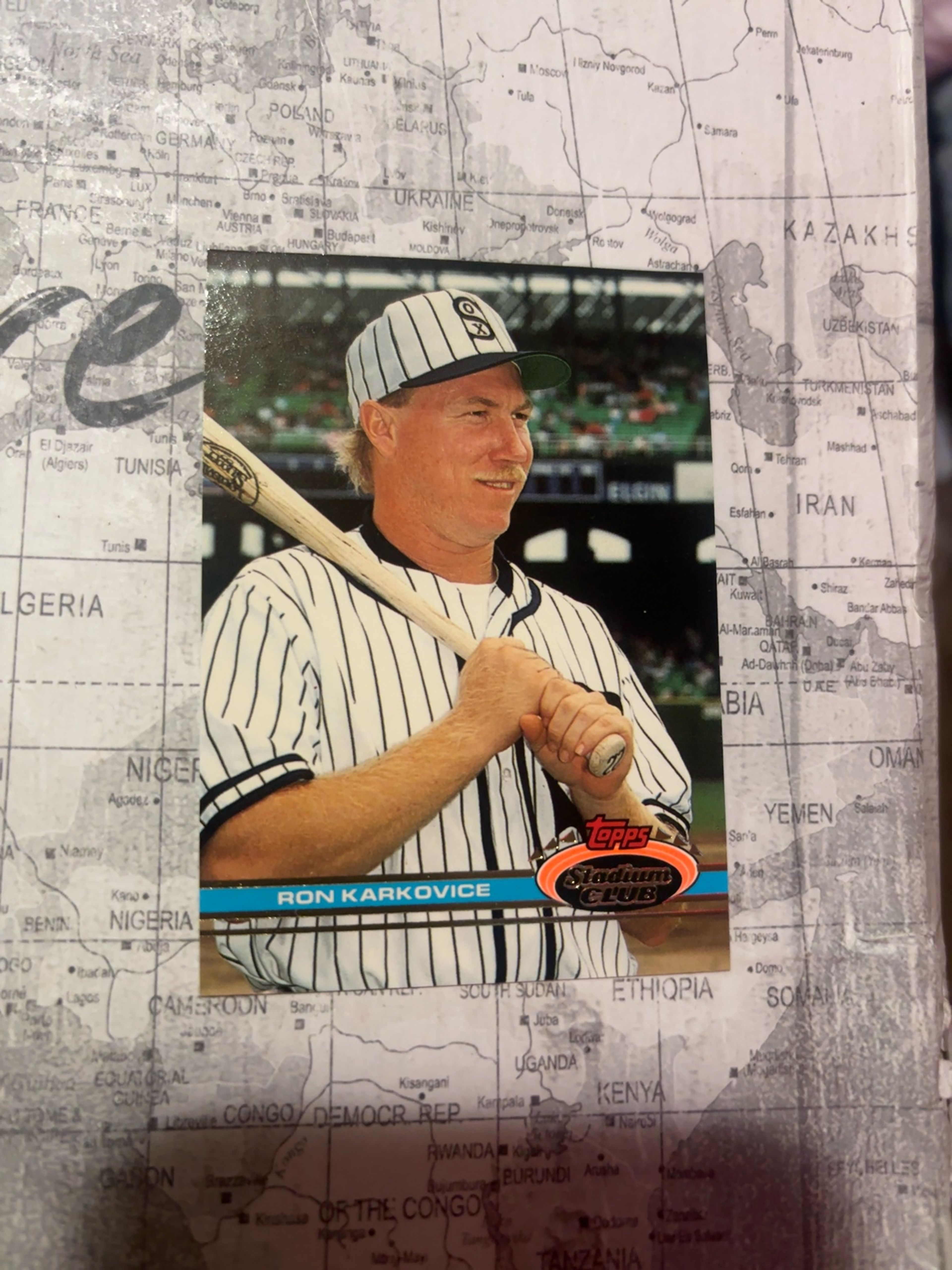 Topps 1991 Stadium Club Ron Karkovice #102 Chicago White Sox