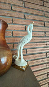 Vintage Ceramic Bird Figurines with Gold Trim - Image 2