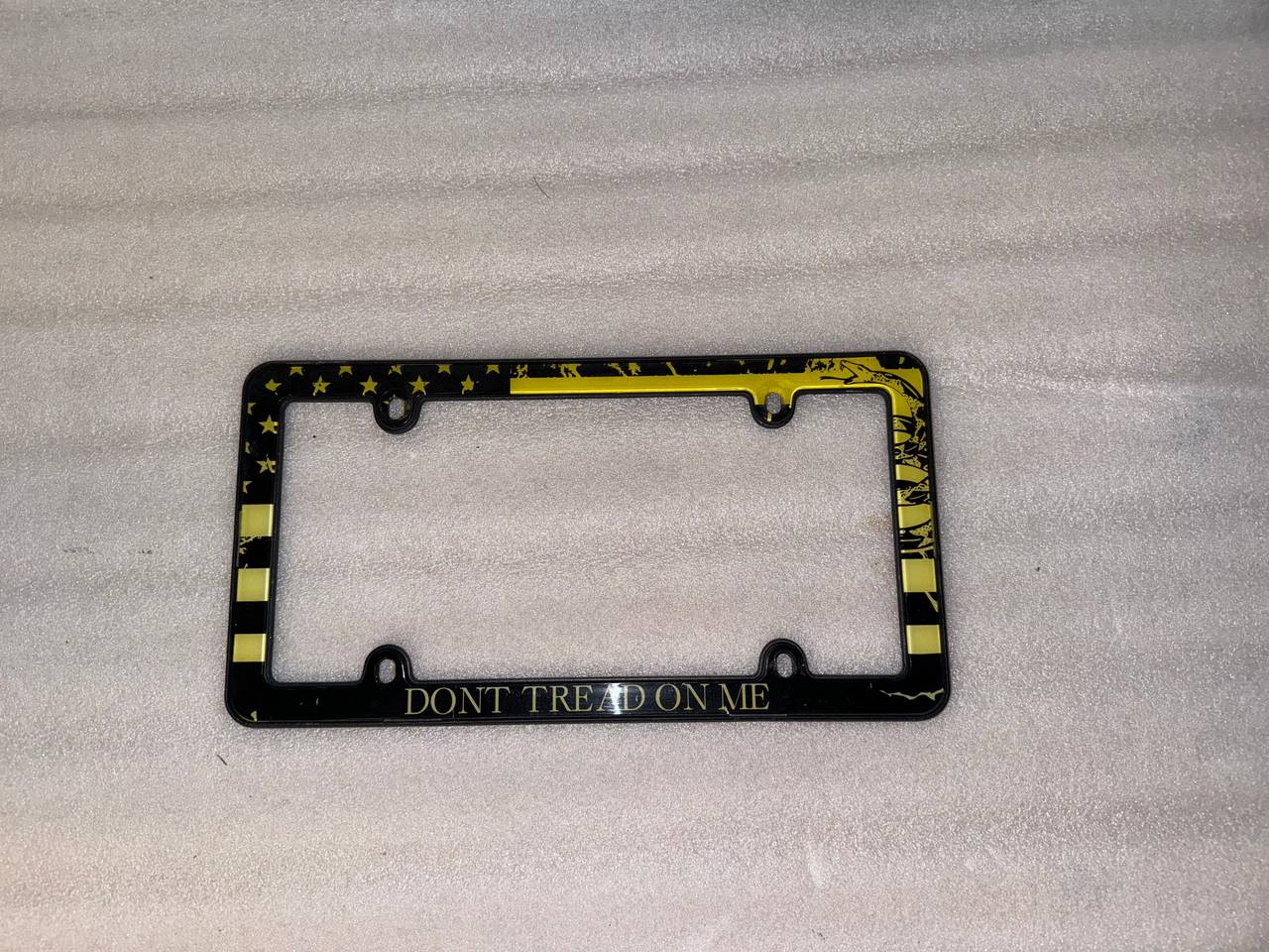 Don't Tread On Me License Plate Frame