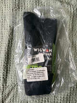 Men’s Wigwam Ultra Max Metro Crew Socks Black color. Size XL 12-15 - Image 1