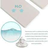 2 PCS Water Absorbent Diatomite Coasters(22-8cm), Diatomaceous Earth Soap Holder - Image 3