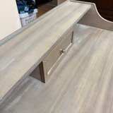 Linon Coy Folding Writing Desk with Drawer Rustic Brown - Image 3