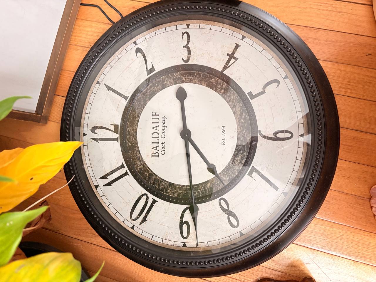 Baldauf Clock Company Wall Clock