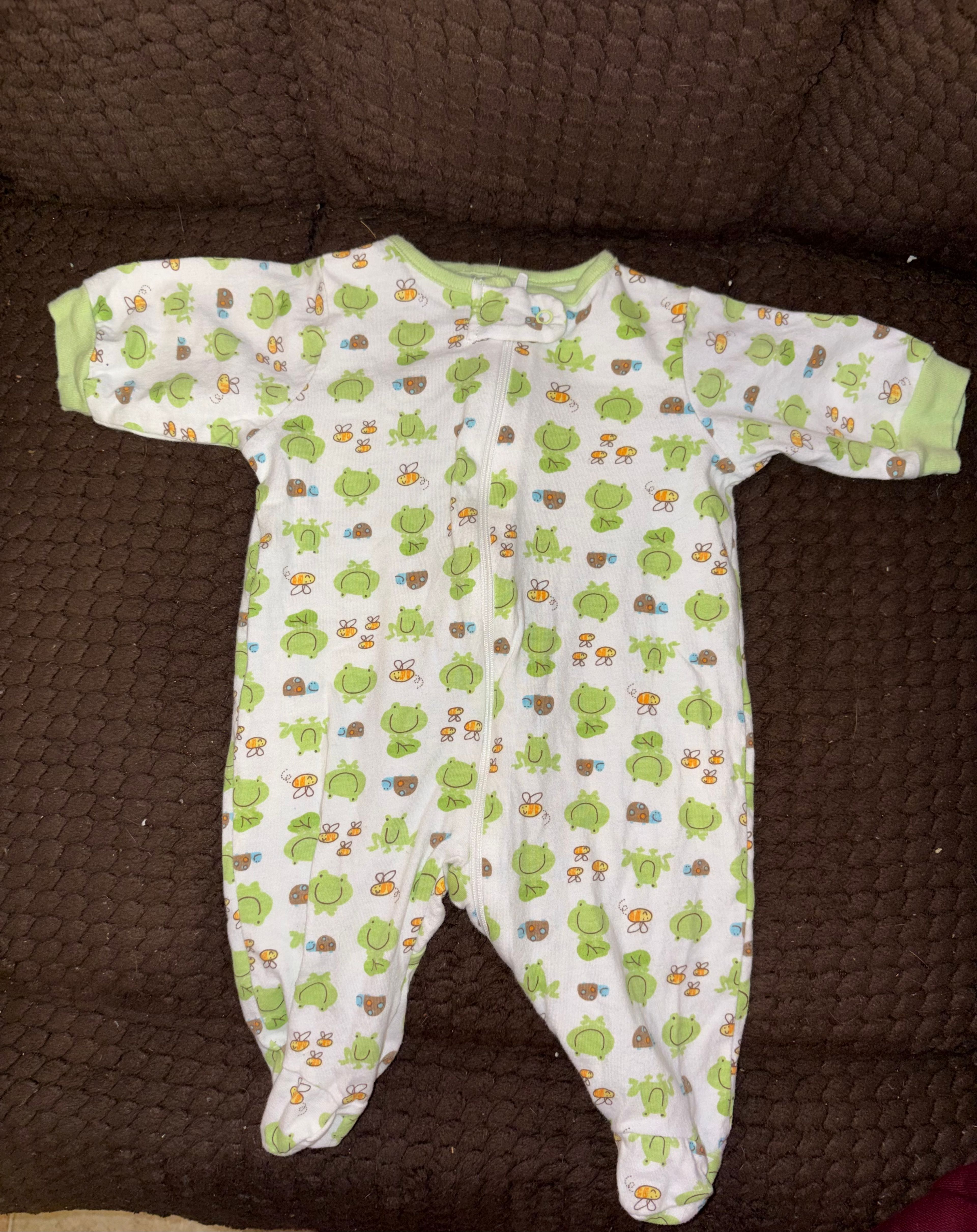 Gerber Vintage Baby Sleeper Set Pastel Bears (2-Pack) - Image 3