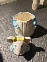 House of Lloyd Vintage Mouse Cookie Jar Pink Dress - Image 3