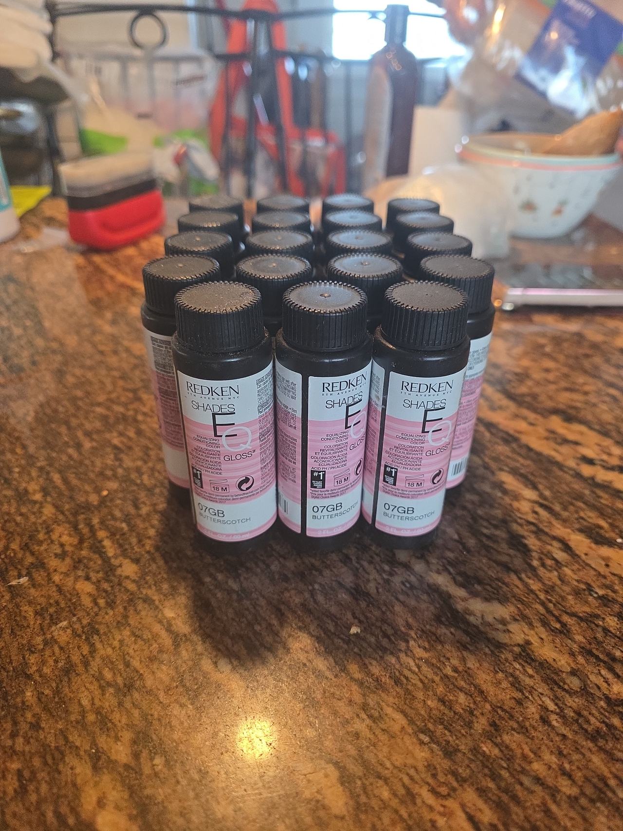 19 pcs Redken Shades EQ Gloss 07GB Butterscotch Hair Color