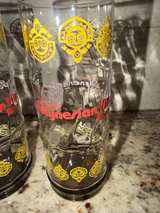 X2 lot Disney Polynesian Village Amber Tiki Glass cup set - Image 5
