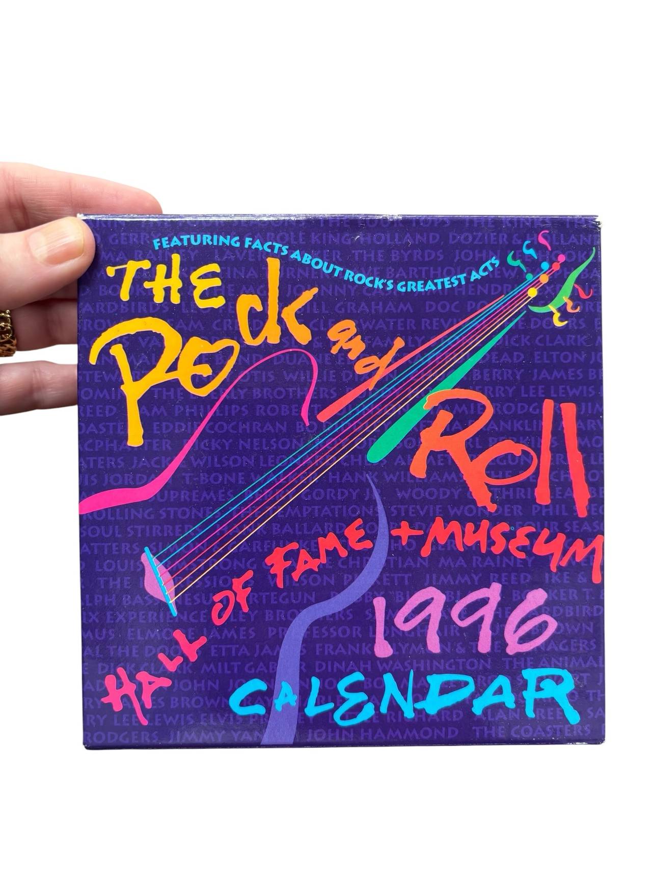 1996 Rock and Roll Hall of Fame + Museum Calendar