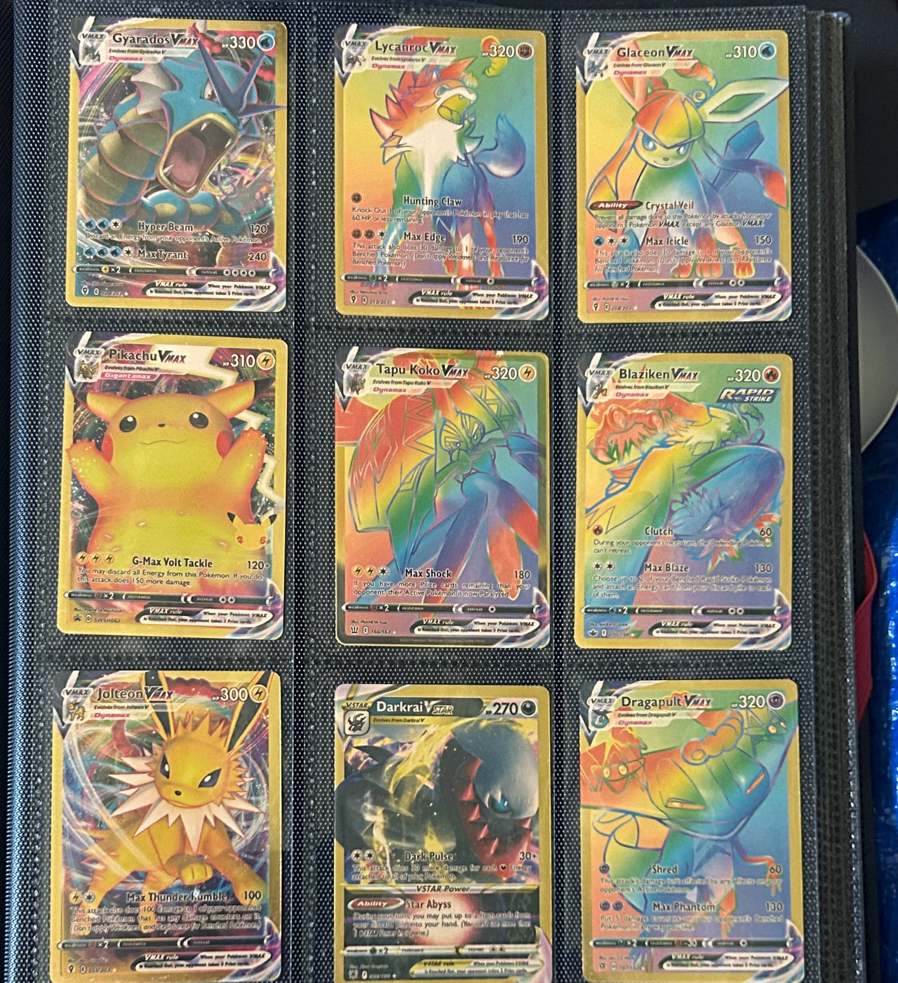 Pokémon TCG Rainbow Rare VMAX/VSTAR Card Lot
