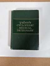 Taber's Cyclopedic Medical Dictionary Hardcover. 3rd printing. 1966 - Image 1