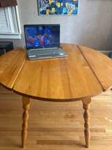 Drop-leaf Wooden Dining Table - Image 2