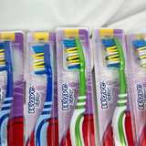 Colgate Wave ZigZag Soft Compact Toothbrush Lot of 9 Promo Purple Blue Green - Image 3