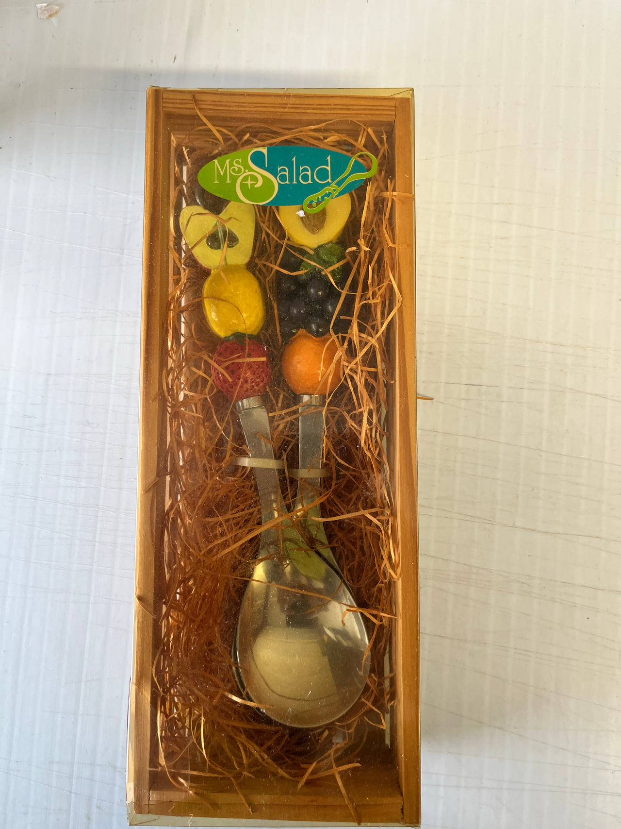 Ms. Salad Fruit Handle Serving Set