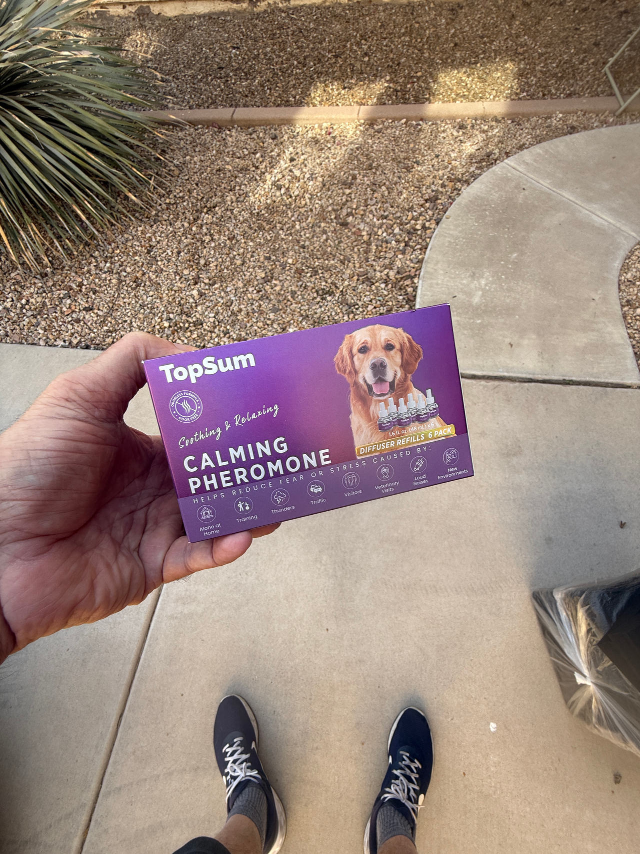TopSum Calming Pheromone Diffuser Refills for Dogs 6 Pack