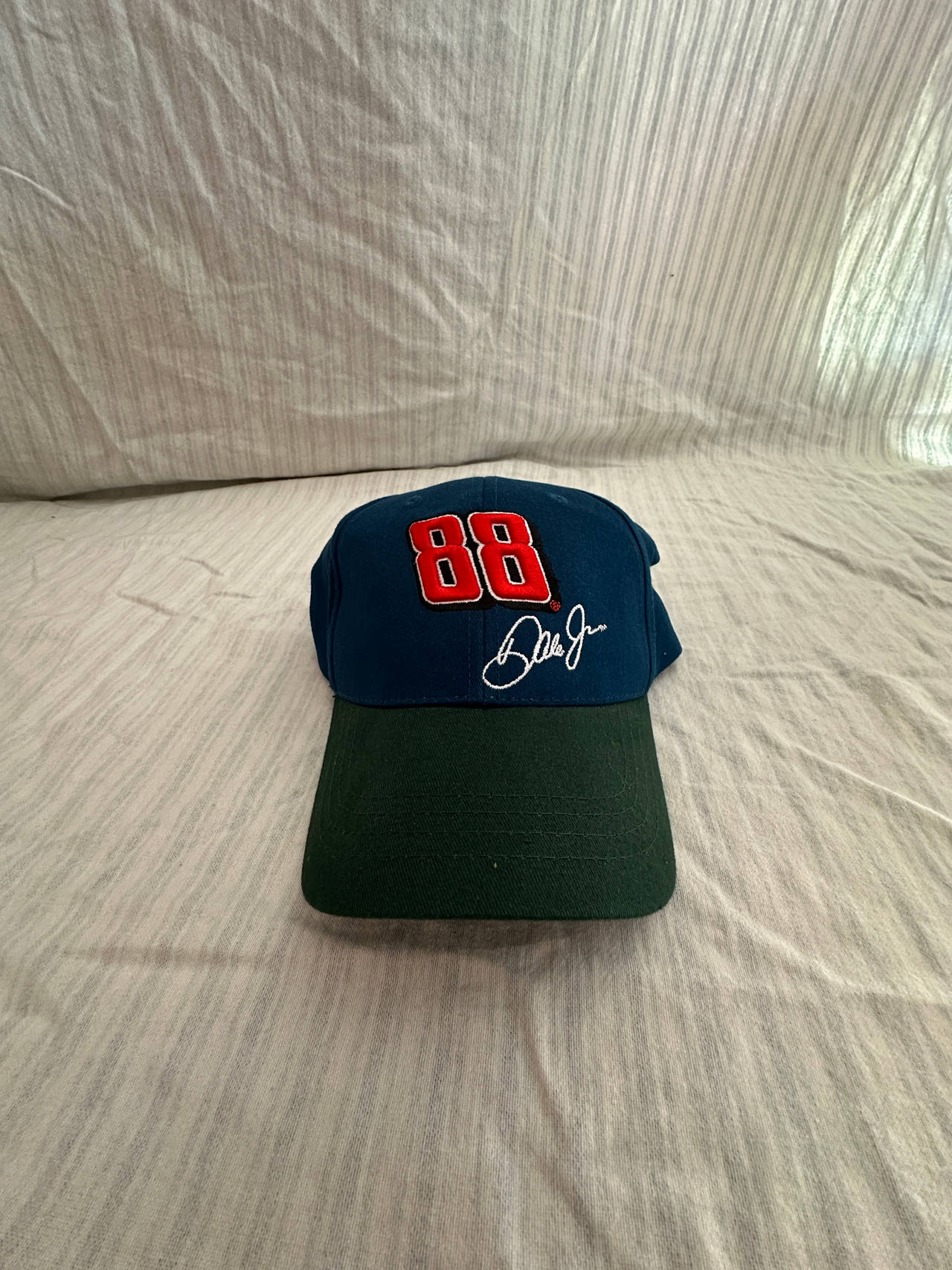 Dale Earnhardt Jr. #88 Signature Navy/Green Hat