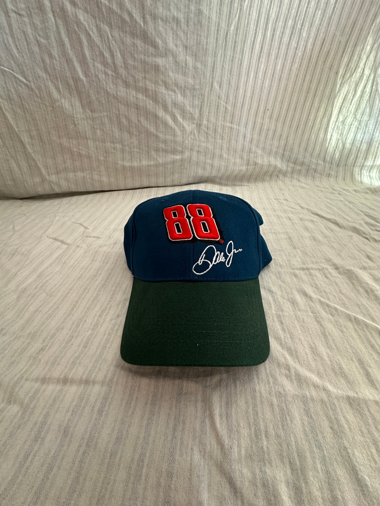 Dale Earnhardt Jr. #88 Signature Navy/Green Hat