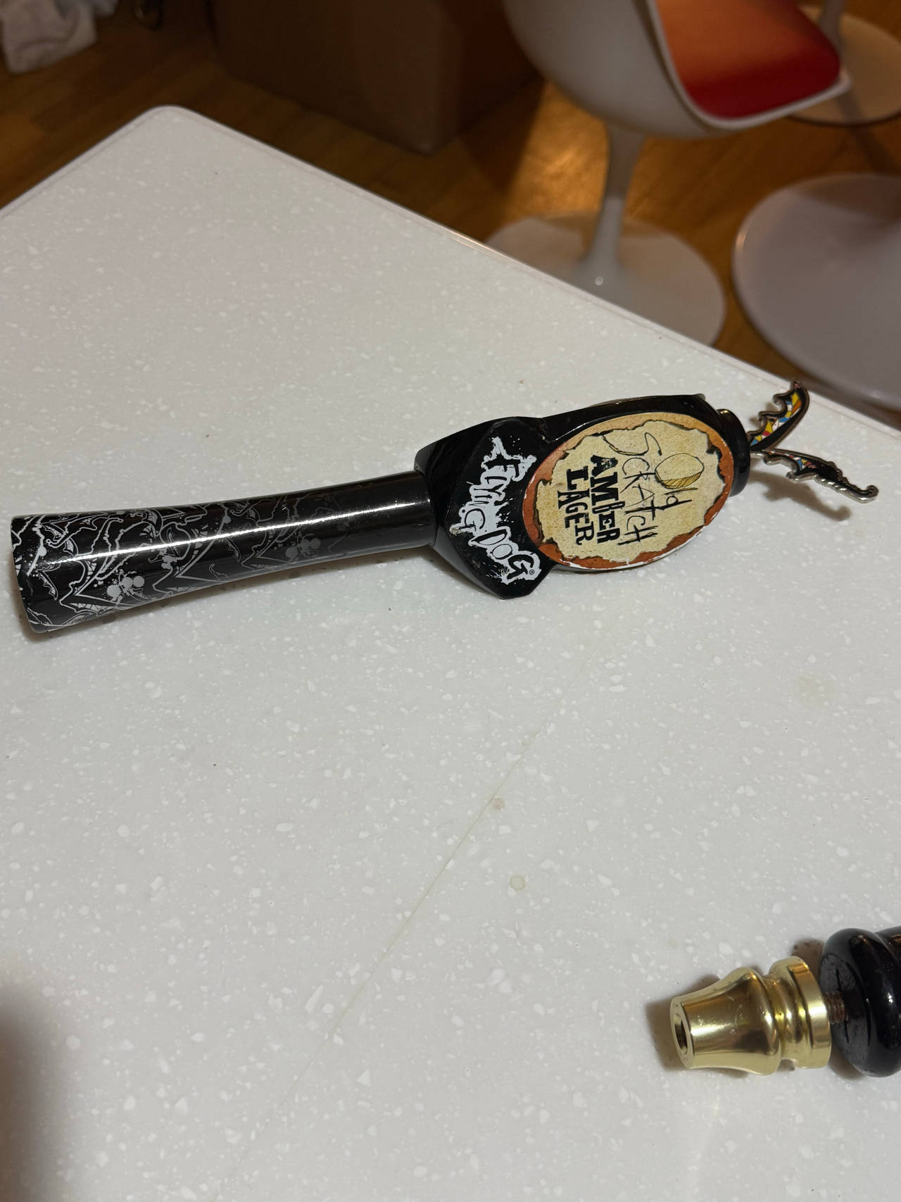 Flying Dog Old Scratch Amber Lager Beer Tap Handle