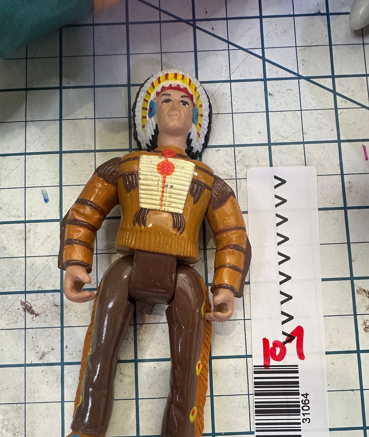 Imperial Toy Corp. Native American Chief Action Figure