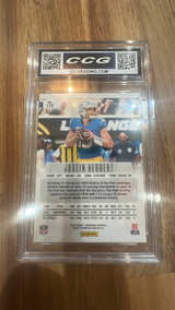 Justin Herbert 2024 Panini Prizm Deca #175 ECG 10 - Image 2