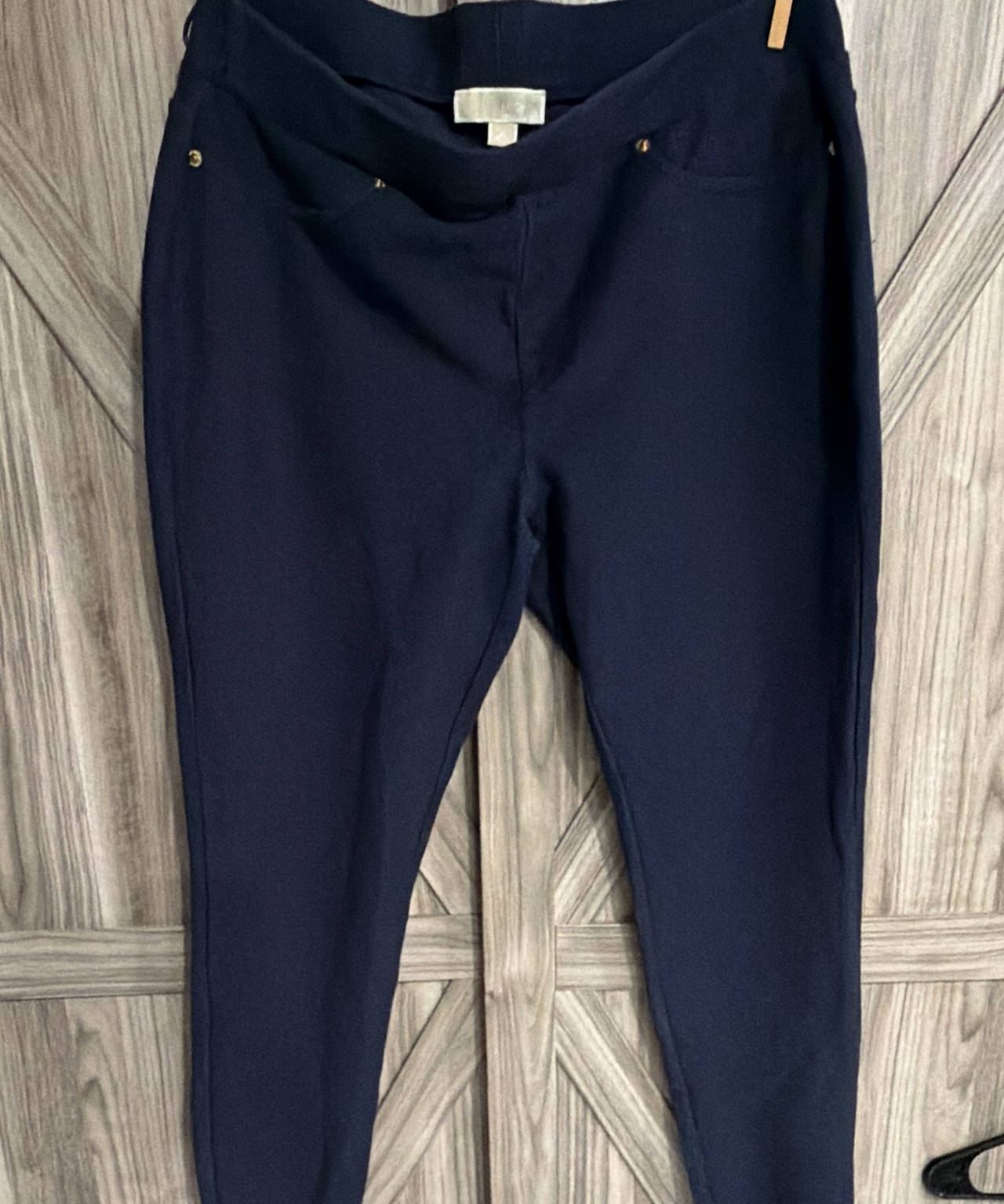 Michael Kors Navy Blue Pull-On Pants XL